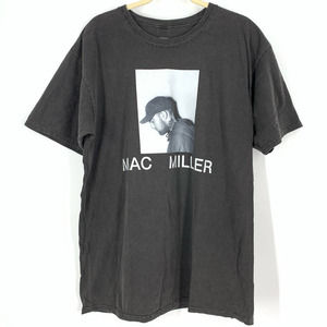 Mac Miller Portrait Tee Faded Vintage Black Size Large NWOT